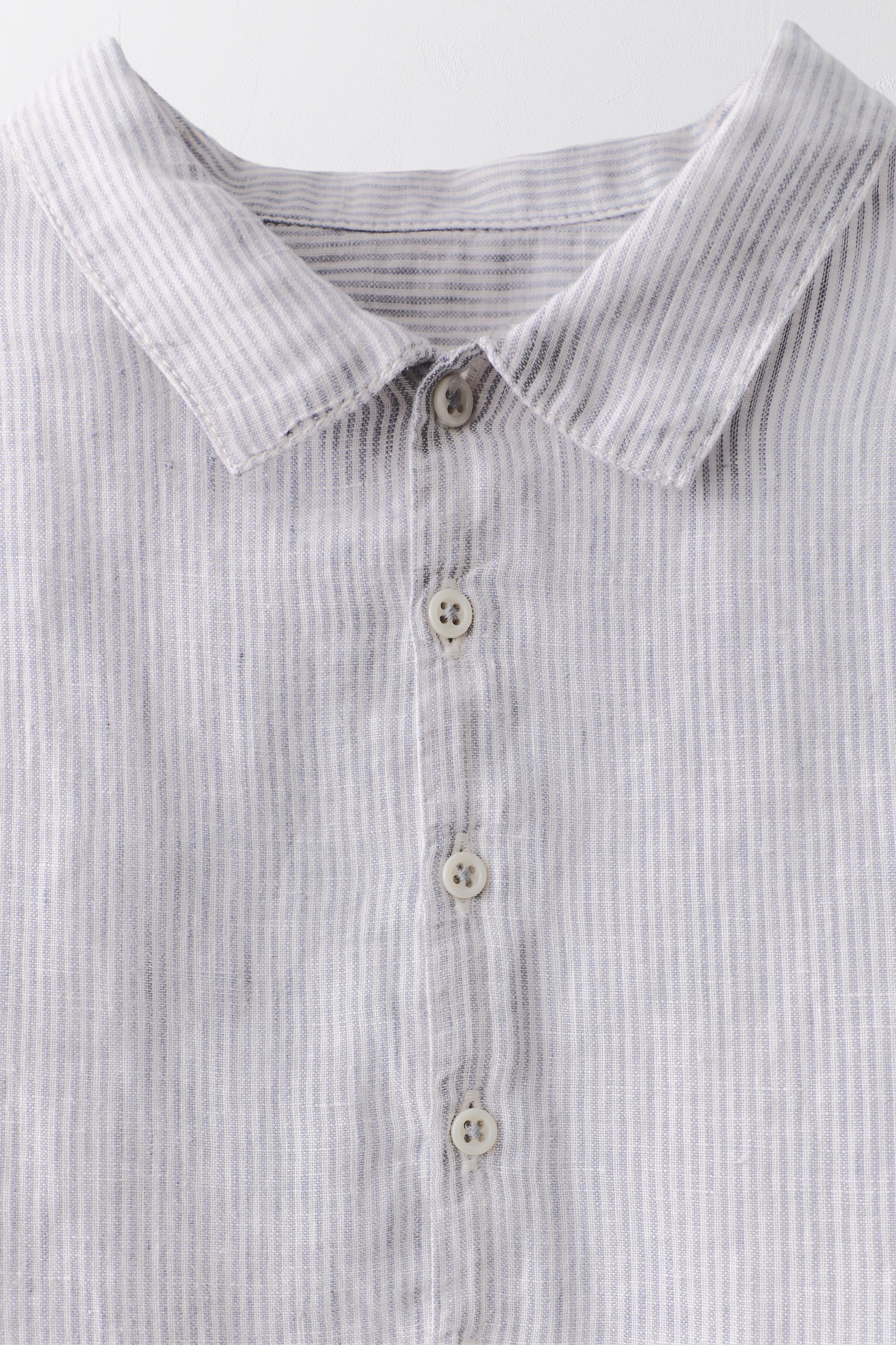 YEARS / LIMITED EDITION 100% LINEN STRIPED SHIRT